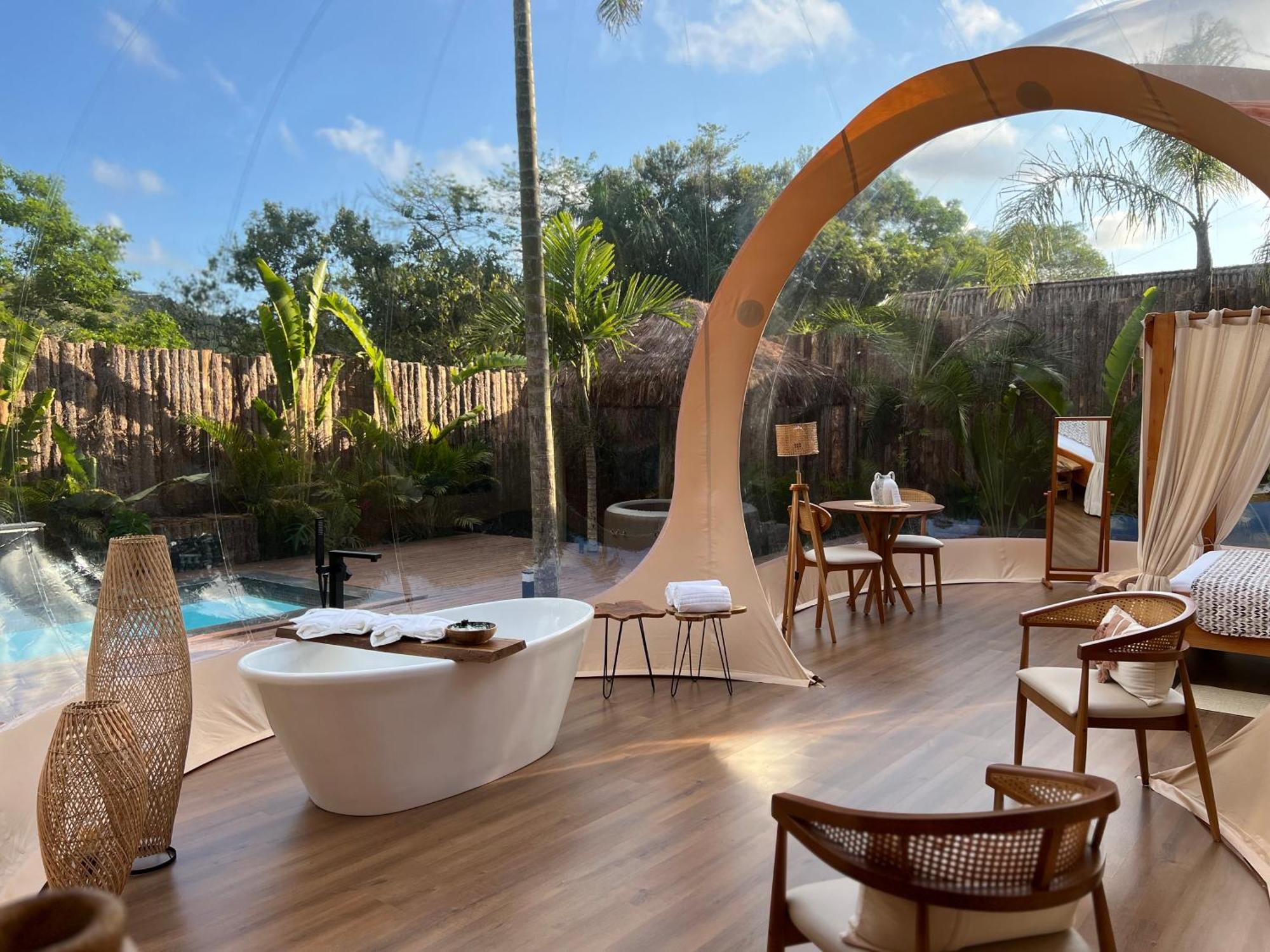 Zion Bubble Glamping Hotel Florianopolis Exterior photo