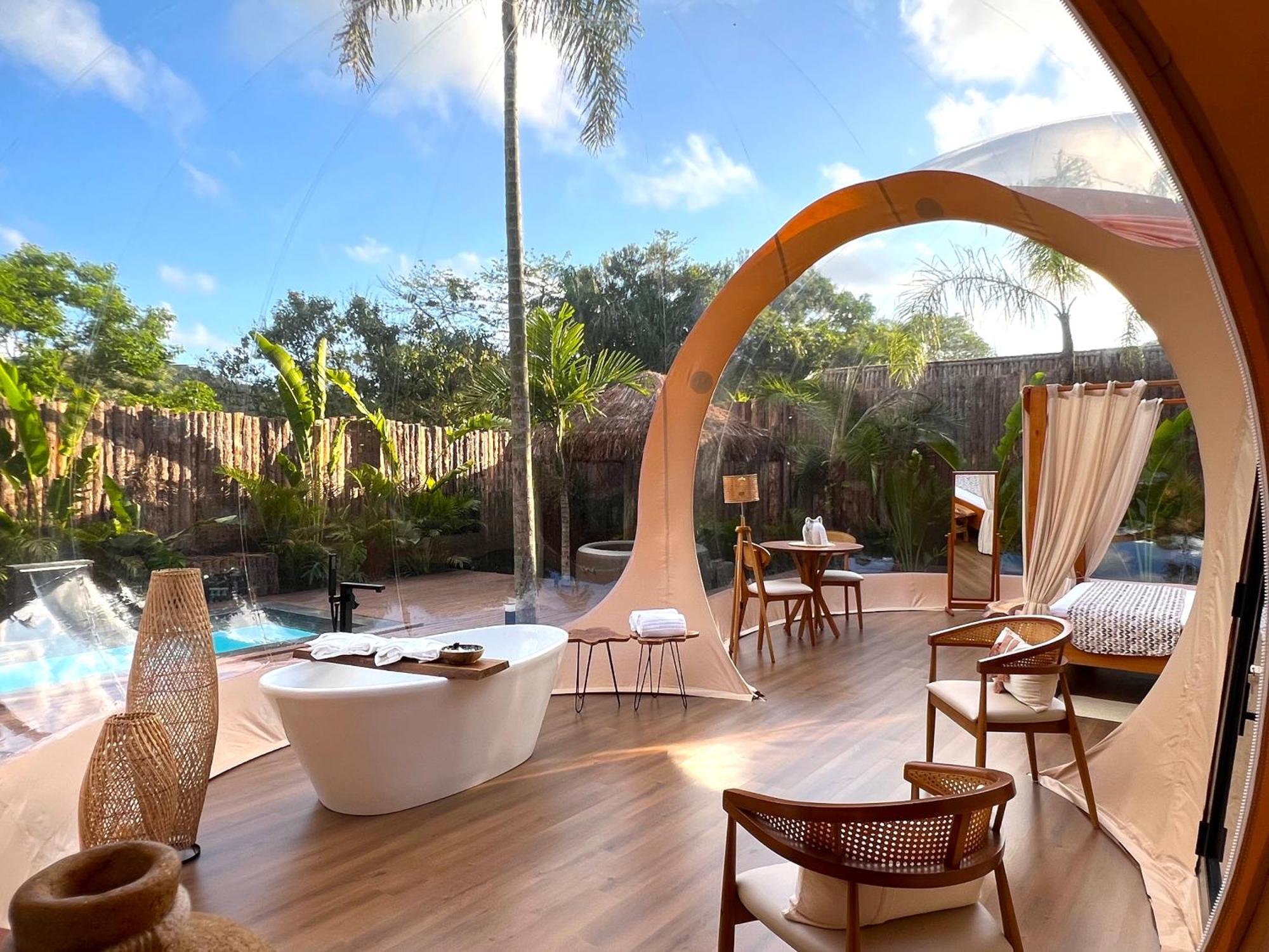 Zion Bubble Glamping Hotel Florianopolis Exterior photo